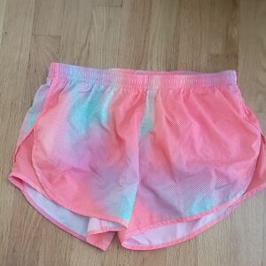 Nike DRI FiT Women's Pink and Blue Athletic Shorts